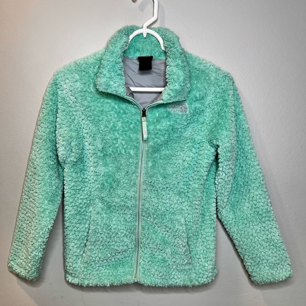 The Northface  Girls Laurel Fleece Full Zip Jacket Size Medium - Picture 2 of 5